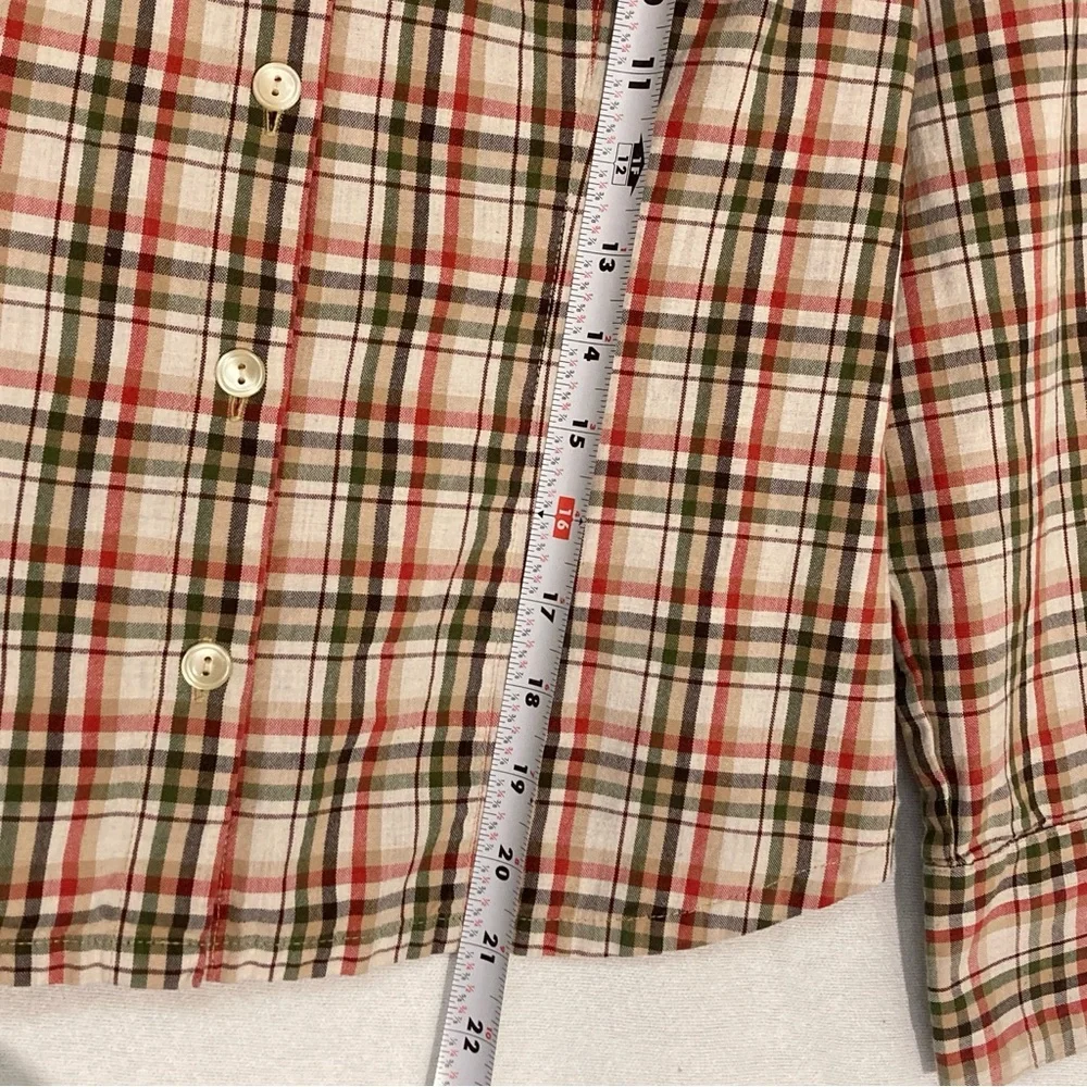 Pendleton Women’s Plaid Shirt Collared Pockets Multicolor Cotton Sz P - Picture 13 of 13